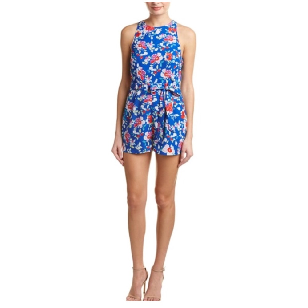 NWT Yumi Kim blue floral romper L